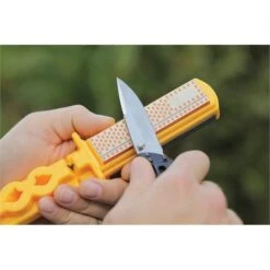 AC 129 3-In-1 Sharpening System With Black Plastic Base -Buck Knives || TOPS Knives || Dexter Shop 108823