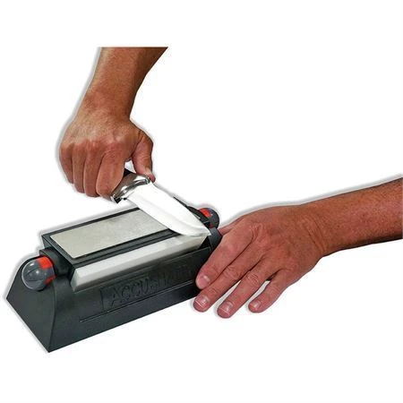 AccuSharp 025C Tri-Stone Sharpening System With Rubber Grip Base 4 AccuSharp 025C Tri-Stone Sharpening System With Rubber Grip Base - Image 2