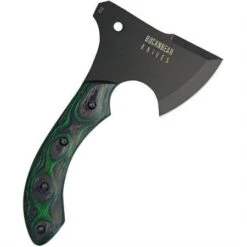 BucknBear 10054AX Tactical Army Hatchet Black Finish Cutting Edge Axe With Black And Green Wood Handle 6 BucknBear 10054AX Tactical Army Hatchet Black Finish Cutting Edge Axe With Black And Green Wood Handle -Buck Knives || TOPS Knives || Dexter Shop 126827