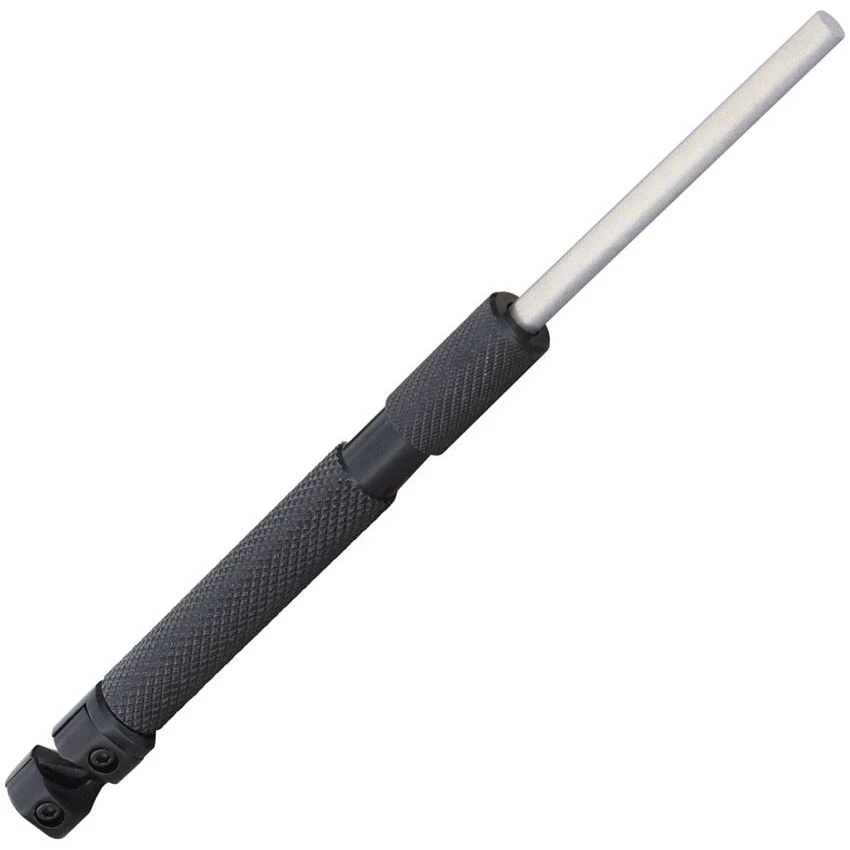 Lansky 49 Tactical Sharpening Rod With Black Knurled Non-Slip Metal Casing 3 Lansky 49 Tactical Sharpening Rod With Black Knurled Non-Slip Metal Casing