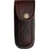 Pakistan 31164 Folding Knife Sheath With Brown Leather Construction -Buck Knives || TOPS Knives || Dexter Shop 140603 140632