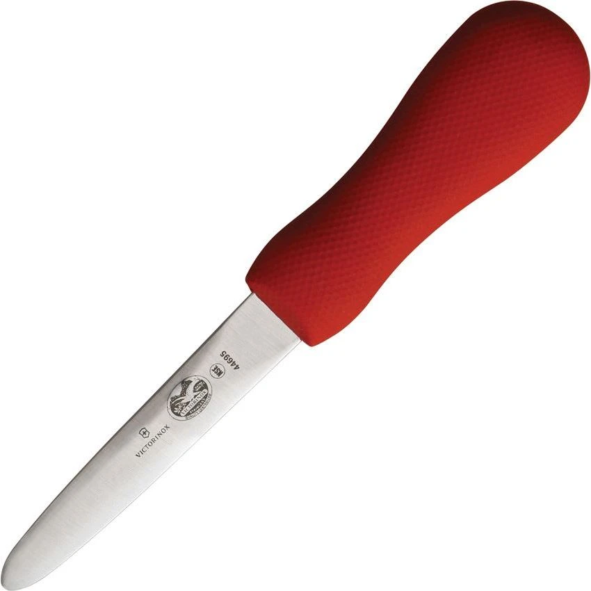 Forschner 763995 Victorinox Oyster Knife With Red Super Grip Handle 3 Forschner 763995 Victorinox Oyster Knife With Red Super Grip Handle