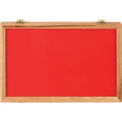 China Made M141 Oak And Glass Display Case Comes With Two Keys