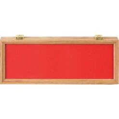 China Made M913 Oak And Glass Display Case Comes With Two Keys