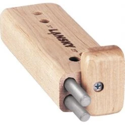 Lansky 54 Diamond/Ceramic Turn Box Sharpener With Wood Base -Buck Knives || TOPS Knives || Dexter Shop 151324