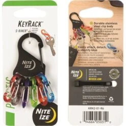 Nite Ize 05031 KeyRack S-Biner 11 Nite Ize 05031 KeyRack S-Biner -Buck Knives || TOPS Knives || Dexter Shop 159012