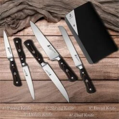 Tuo Cutlery 1510 Legacy 6pc Kitchen Knife Set -Buck Knives || TOPS Knives || Dexter Shop 160838