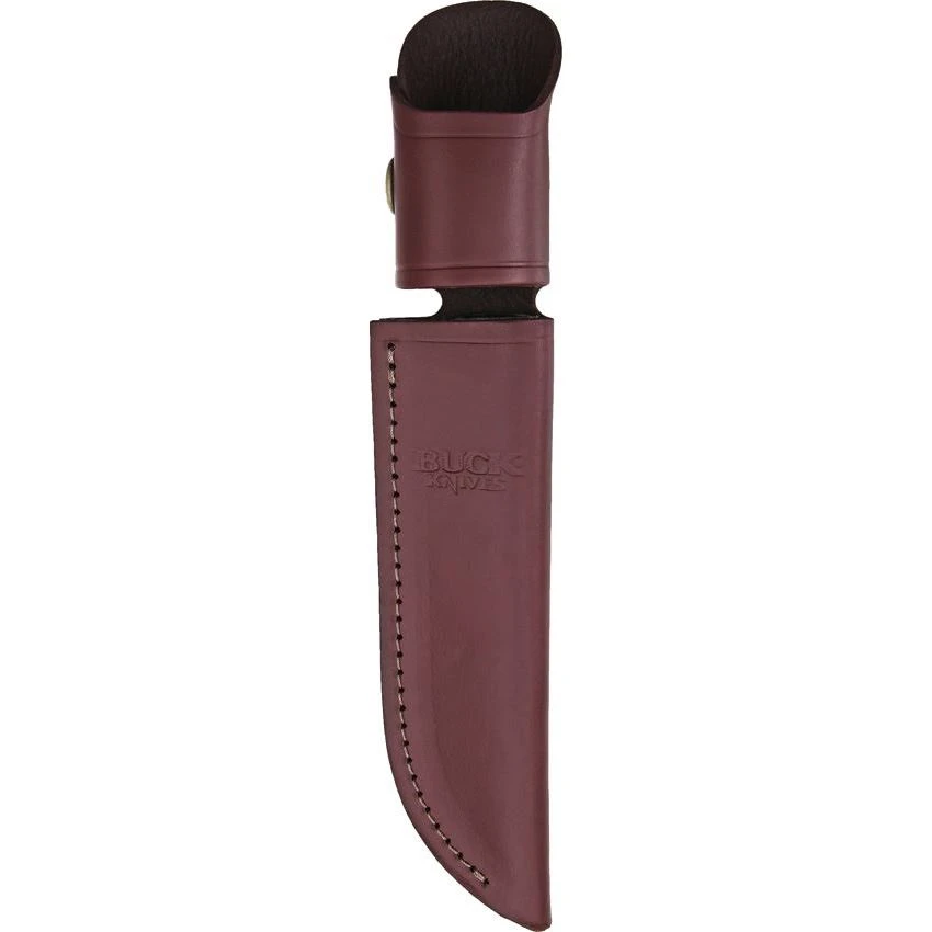 Buck Knives Buck 119BGS 119 Belt Sheath With Burgundy Leather Construction 3 Buck Knives Buck 119BGS 119 Belt Sheath With Burgundy Leather Construction