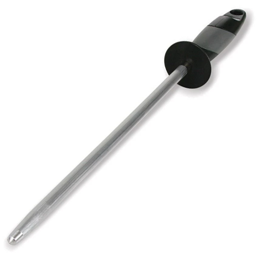 AccuSharp 032C Butcher Steel 9 Inch AccuSharp Sharpener With Black Composition Handle 3 AccuSharp 032C Butcher Steel 9 Inch AccuSharp Sharpener With Black Composition Handle