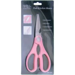 Hen & Rooster I040 Hen & Rooster International Kitchen Shear Stainless Blade With Pink Composition Handle