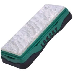 Lansky 06700 Soft Arkansas BenchStone 6x2 Sharpener With Green Composition Housing