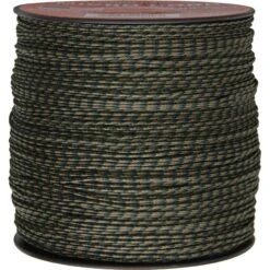 Elite Parachute Cords 1141 Woodland Braided Premium Nylon Sport And Tie Cord