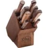 Case 10249 9 Piece Block Set With Walnut Brown Handle -Buck Knives || TOPS Knives || Dexter Shop 211060 211083