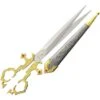 China Made 100554GD Gold Renaissance Scissor With Gold Aluminum Handle 1 China Made 100554GD Gold Renaissance Scissor With Gold Aluminum Handle -Buck Knives || TOPS Knives || Dexter Shop 217155 217168