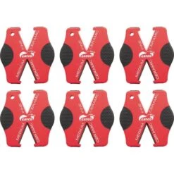 Gatco 6224P Super Micro X With Red ABS Handle - Pack Of Six