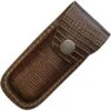 Sheaths 1184 Fits 3 To 3.5 Inch Lizard Pattern Belt Pouch With Leather Construction 2 Sheaths 1184 Fits 3 To 3.5 Inch Lizard Pattern Belt Pouch With Leather Construction -Buck Knives || TOPS Knives || Dexter Shop 221769 221773
