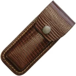 Sheaths 1185 Fits 4.5 To 5.25 Inch Lizard Pattern Belt Sheath With Leather Construction