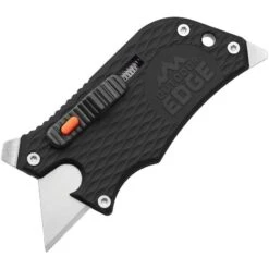 Outdoor Edge SWK30C Slidewinder Slide Opening Razor Razor Blade Tool With Black Grn Handles