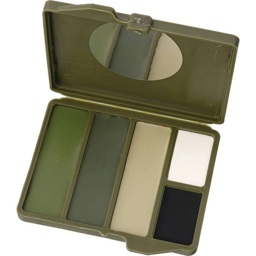 Camouflage Face Paint 4500C Woodland 5 Color Compact 3 Camouflage Face Paint 4500C Woodland 5 Color Compact
