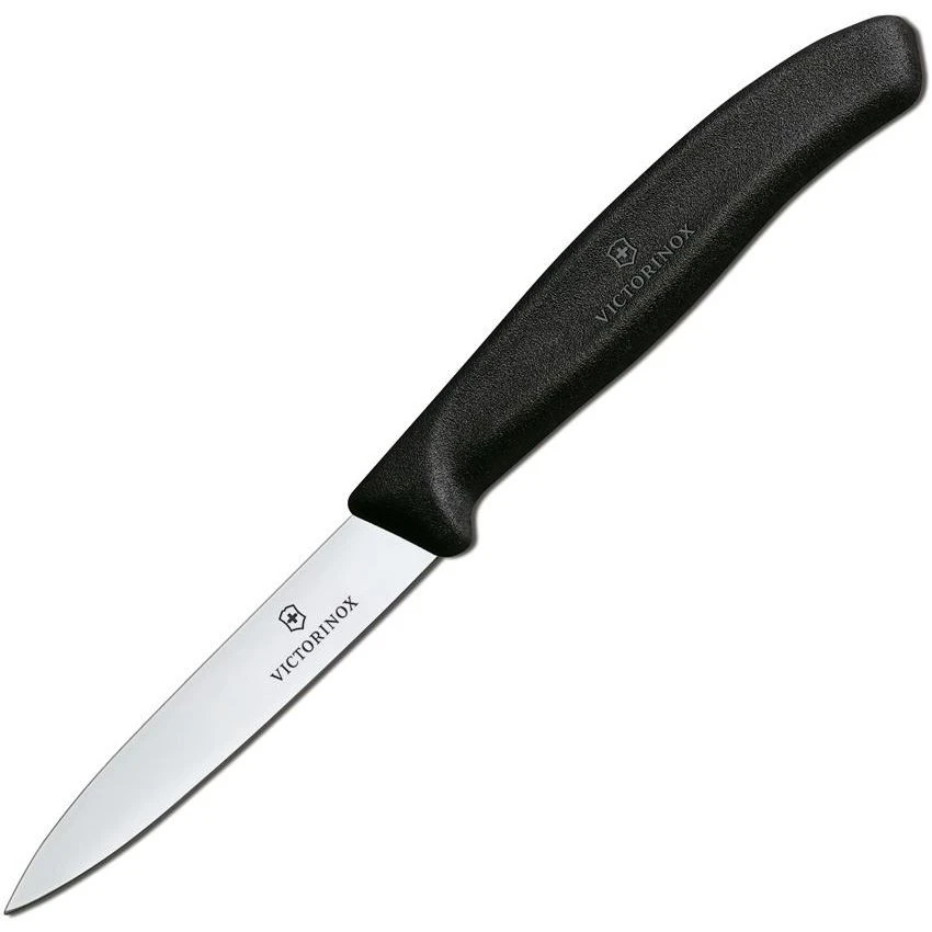 Swiss Army Knives 67603X8 Paring Knife Black 3 Swiss Army Knives 67603X8 Paring Knife Black