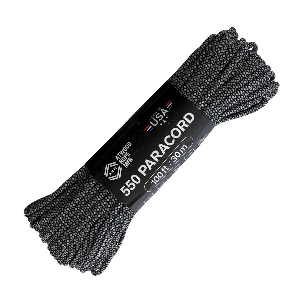 Atwood 1311H Parachute Cord Diamond Black 3 Atwood 1311H Parachute Cord Diamond Black
