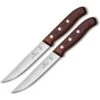 Victorinox 511202G Steak Knife Set 2pc Wood -Buck Knives || TOPS Knives || Dexter Shop 321696 321701