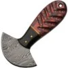 Damascus 1298RD Cutter Red Colorwood -Buck Knives || TOPS Knives || Dexter Shop 322087 322092